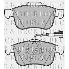 BBP1979 BORG & BECK Комплект тормозных колодок, дисковый тормоз