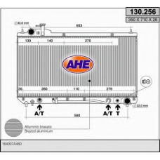 130.256 AHE Радиатор, охлаждение двигателя
