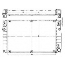 51368 NRF Радиатор, охлаждение двигателя