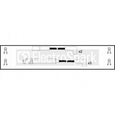 OEK966 STANDARD Комплект проводов зажигания