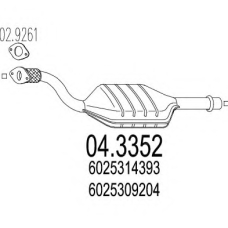 04.3352 MTS Катализатор