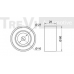 TD1715 TREVI AUTOMOTIVE Паразитный / Ведущий ролик, зубчатый ремень