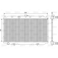 701581 VALEO Радиатор, охлаждение двигателя