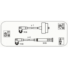 AFM54 JANMOR Комплект проводов зажигания
