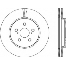 BDR2238.20 OPEN PARTS Тормозной диск