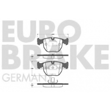 5502221517 EUROBRAKE Комплект тормозных колодок, дисковый тормоз