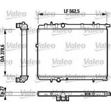 732893 VALEO Радиатор, охлаждение двигателя