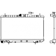 3221-1027 SAKURA  Automotive Радиатор, охлаждение двигателя