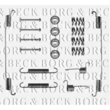 BBK6019 BORG & BECK Комплектующие, колодки дискового тормоза