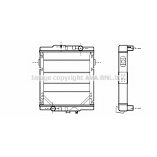 RE2049 AVA Радиатор, охлаждение двигателя