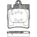 8110 23019 TRISCAN Комплект тормозных колодок, дисковый тормоз
