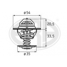 350264 ERA Термостат, охлаждающая жидкость