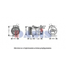 851877N AKS DASIS Компрессор, кондиционер