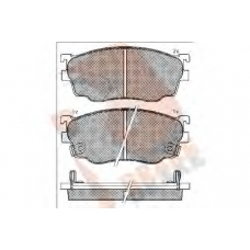 RB1334 R BRAKE Комплект тормозных колодок, дисковый тормоз