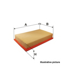 EAF3623.10 OPEN PARTS Воздушный фильтр