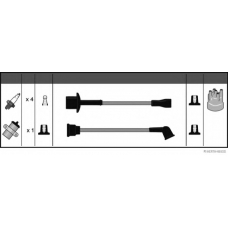 J5382026 HERTH+BUSS JAKOPARTS Комплект проводов зажигания
