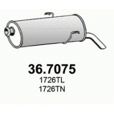 36.7075 ASSO Глушитель выхлопных газов конечный