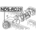 NDS-RD28 FEBEST Ременный шкив, коленчатый вал
