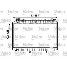 734671 VALEO Радиатор, охлаждение двигателя