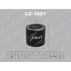 LC-1001 LYNX Фильтр масляный