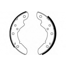 GS6218 TRW Комплект тормозных колодок