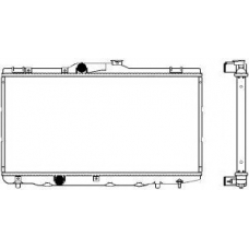 3461-1031 SAKURA  Automotive Радиатор, охлаждение двигателя