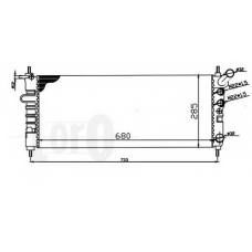 037-017-0020 LORO Радиатор, охлаждение двигателя