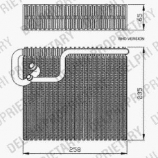 TSP0525181 DELPHI Испаритель, кондиционер