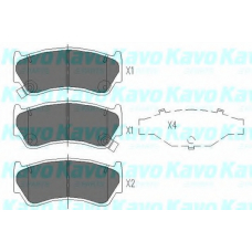 KBP-6508 KAVO PARTS Комплект тормозных колодок, дисковый тормоз