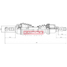 CT1138936 KAMOKA Приводной вал