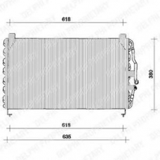 TSP0225052 DELPHI Конденсатор, кондиционер