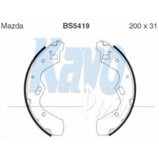 BS-5419 KAVO PARTS Комплект тормозных колодок