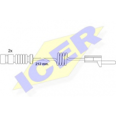 610259 E C ICER Сигнализатор, износ тормозных колодок