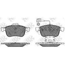 PN0382W NiBK Комплект тормозных колодок, дисковый тормоз