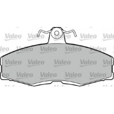598217 VALEO Комплект тормозных колодок, дисковый тормоз