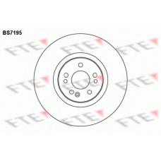 BS7195 FTE Тормозной диск
