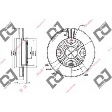 BD1831 DJ PARTS Тормозной диск