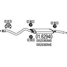 01.62940 MTS Глушитель выхлопных газов конечный