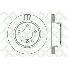 6020-1535V-SX STELLOX Тормозной диск