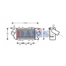 157110N AKS DASIS Интеркулер