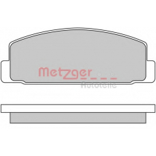 1170088 METZGER Комплект тормозных колодок, дисковый тормоз