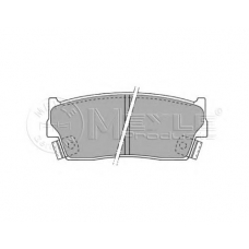 025 215 0014/W MEYLE Комплект тормозных колодок, дисковый тормоз