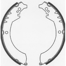 BS730 QUINTON HAZELL Комплект тормозных колодок
