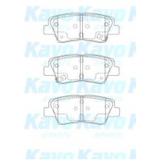 BP-3048 KAVO PARTS Комплект тормозных колодок, дисковый тормоз