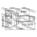 0810-B13MT FEBEST Шарнир, приводной вал