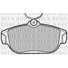 BBP1120 BORG & BECK Комплект тормозных колодок, дисковый тормоз