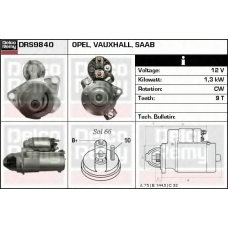 DRS9840 DELCO REMY Стартер