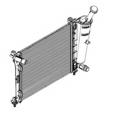 58429 NRF Радиатор, охлаждение двигателя