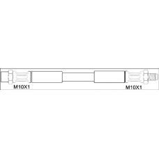 G1901.55 WOKING Тормозной шланг