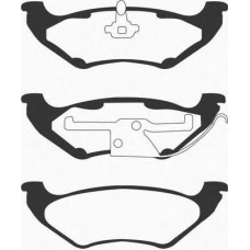 J PP-994AF JAPANPARTS Комплект тормозных колодок, дисковый тормоз